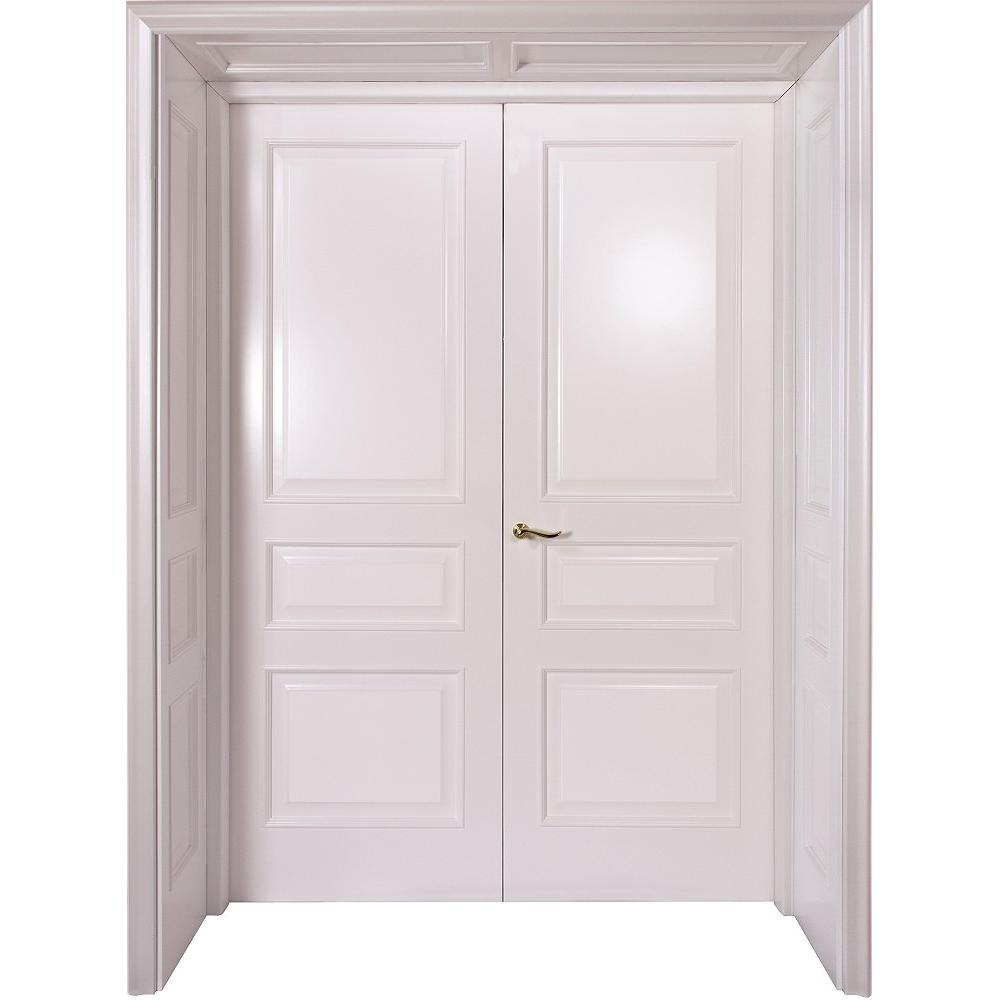 alb biele dvojite klasicke malovane biele interierove dvere mediteran stolarske vyroba nylyzaro provensalsky mestsky elegantne mosadz klucka.jpg
